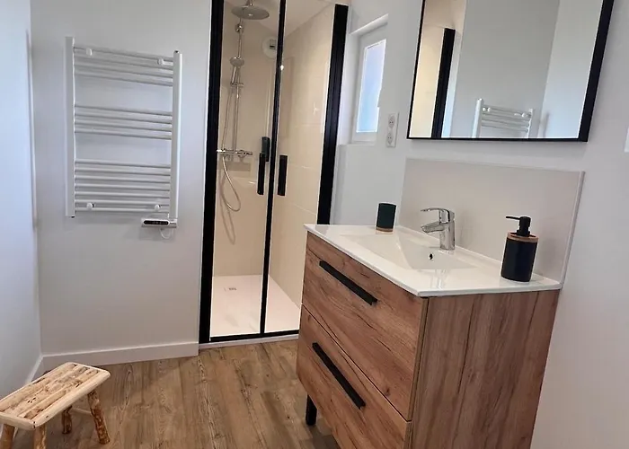 Le Petit - Climatise Avec Parking Gratuit شقة Fronton